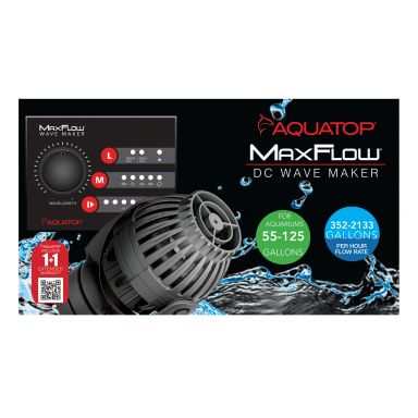 AQUATOP 2,113 GPH MaxFlow DC Wavemaker, 25W with Controller, MWV-2000